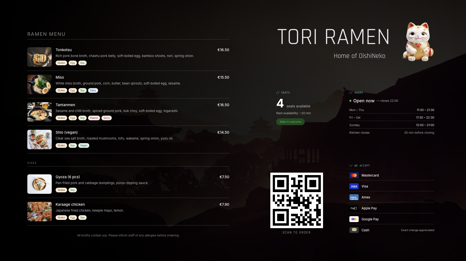Storefront template